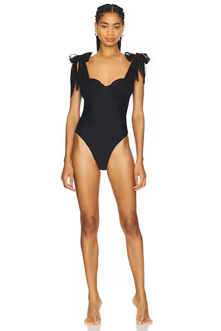 Tularosa Romy One Piece in Black from Revolve.com | Revolve Clothing (Global)