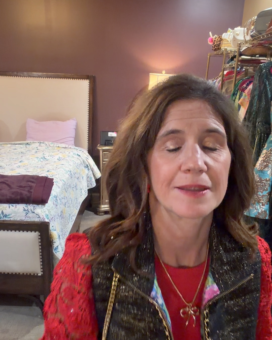 Holiday Party

Attended my friends my favorite things party and put together this outfit! I am absolutely loving this beautiful red sparkly top for holiday parties. You can style this one in so many ways. I paired it with gold pants and a sparkly vest. Would look great with black pants too. 

Top: size XS 
Vest: S
Pants: size 4 
Bracelets: thesparkledshell.com Use code: lillylover10 
Necklace: would make a great gift idea, has matching earrings and bracelet too #LTKParties 

holiday outfit, party outfit, holiday party, Christmas party, sparkly top, shimmer top, gold pants, vest, Lilly Pulitzer, party time, NYE party, bow necklace, 


#LTKGiftGuide #LTKWorkwear #LTKBeauty #LTKHoliday #LTKootd