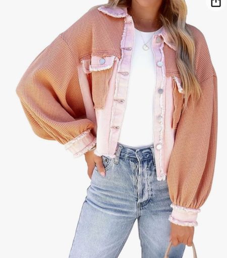 Love this waffle knit jacket! So cute with denim shorts. Outfit linked on Amazon 🔗

#LTKSeasonal #LTKFindsUnder50 #LTKStyleTip