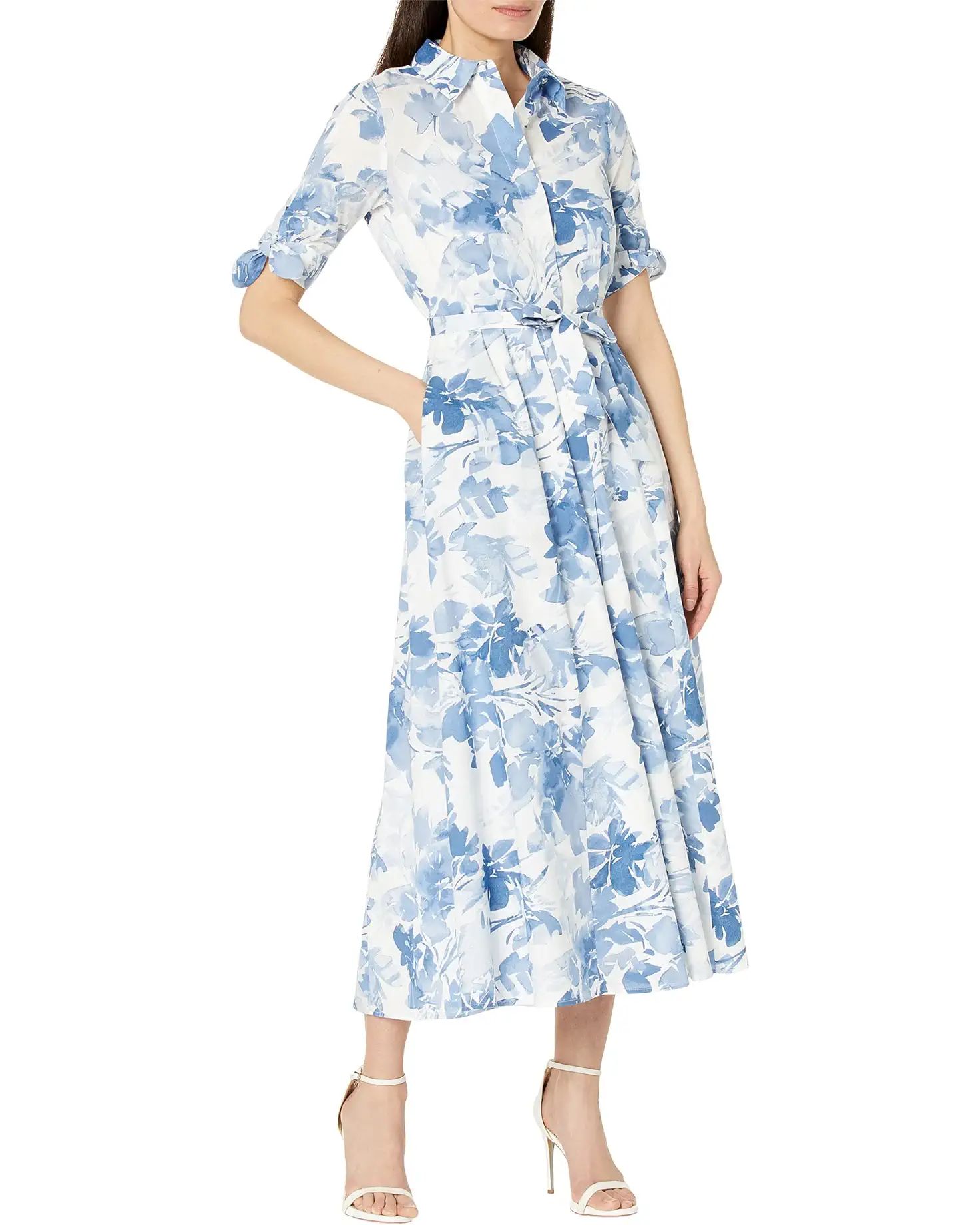 Cotton Print Maxi Dress | Zappos