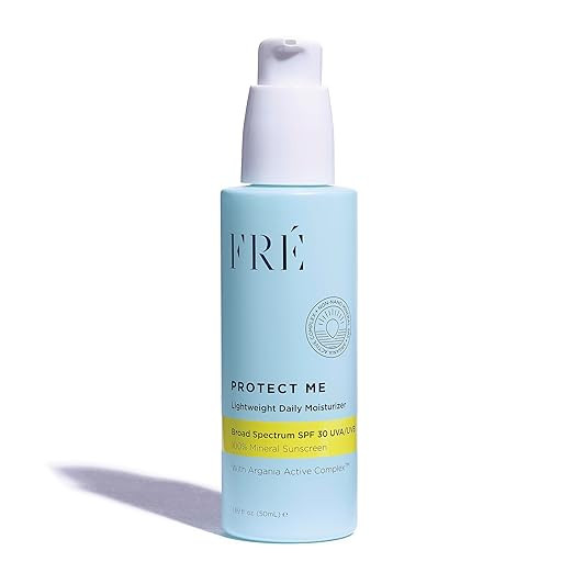 Mineral Face Sunscreen with Non-Nano Zinc Oxide SPF 50, PROTECT ME by FRE Skincare - Reef Safe, W... | Amazon (US)