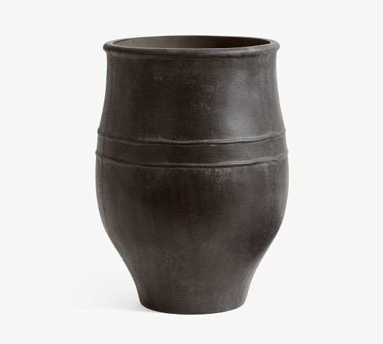 Sienna Fiber Stone Outdoor Planters | Pottery Barn (US)