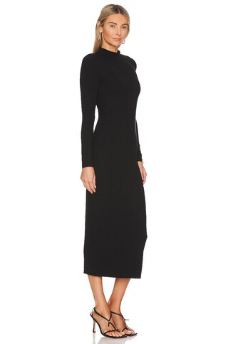 LNA Merredin Heavy Rib Dress in Black from Revolve.com | Revolve Clothing (Global)