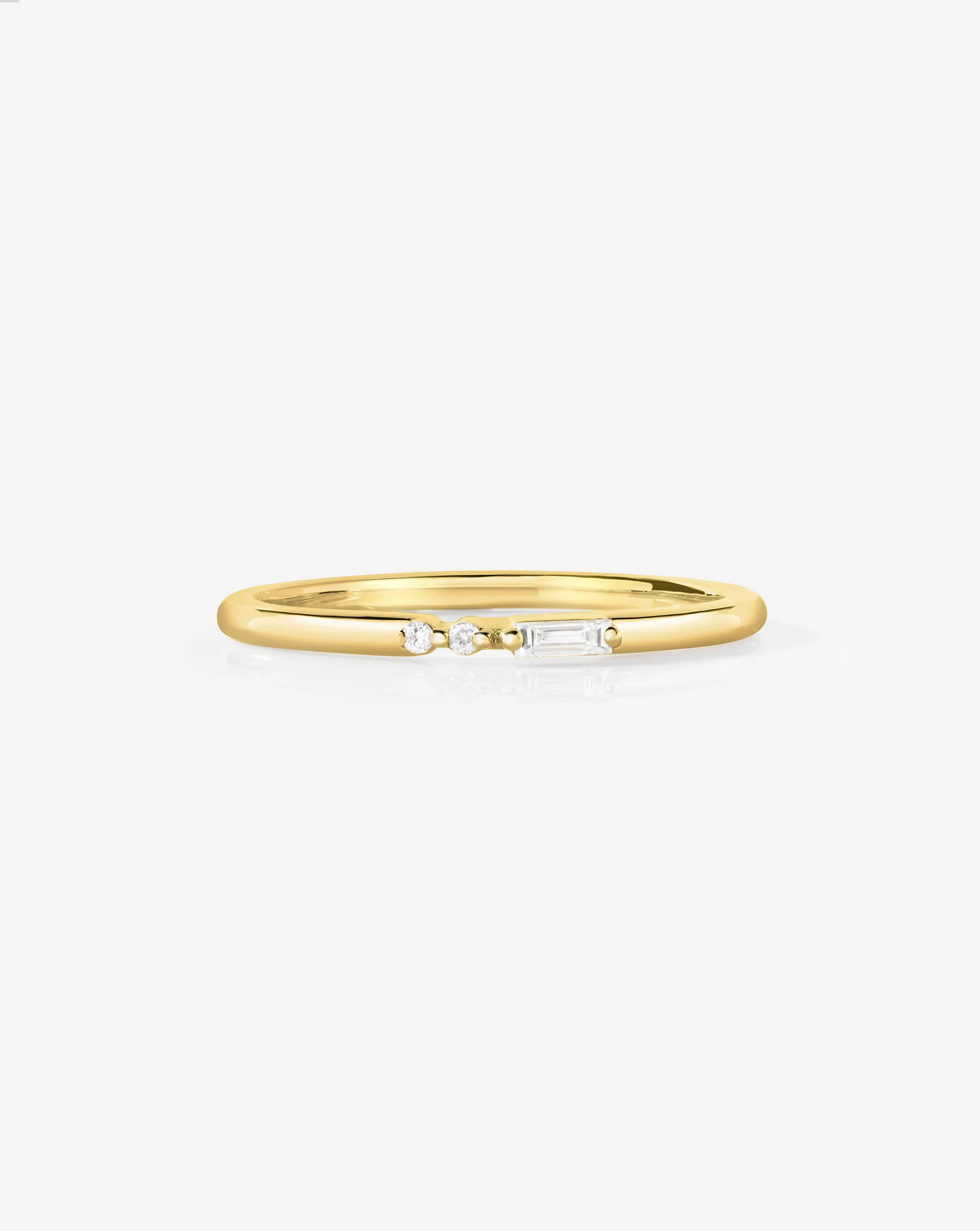 Baguette + Round Diamond Ring | Ring Concierge