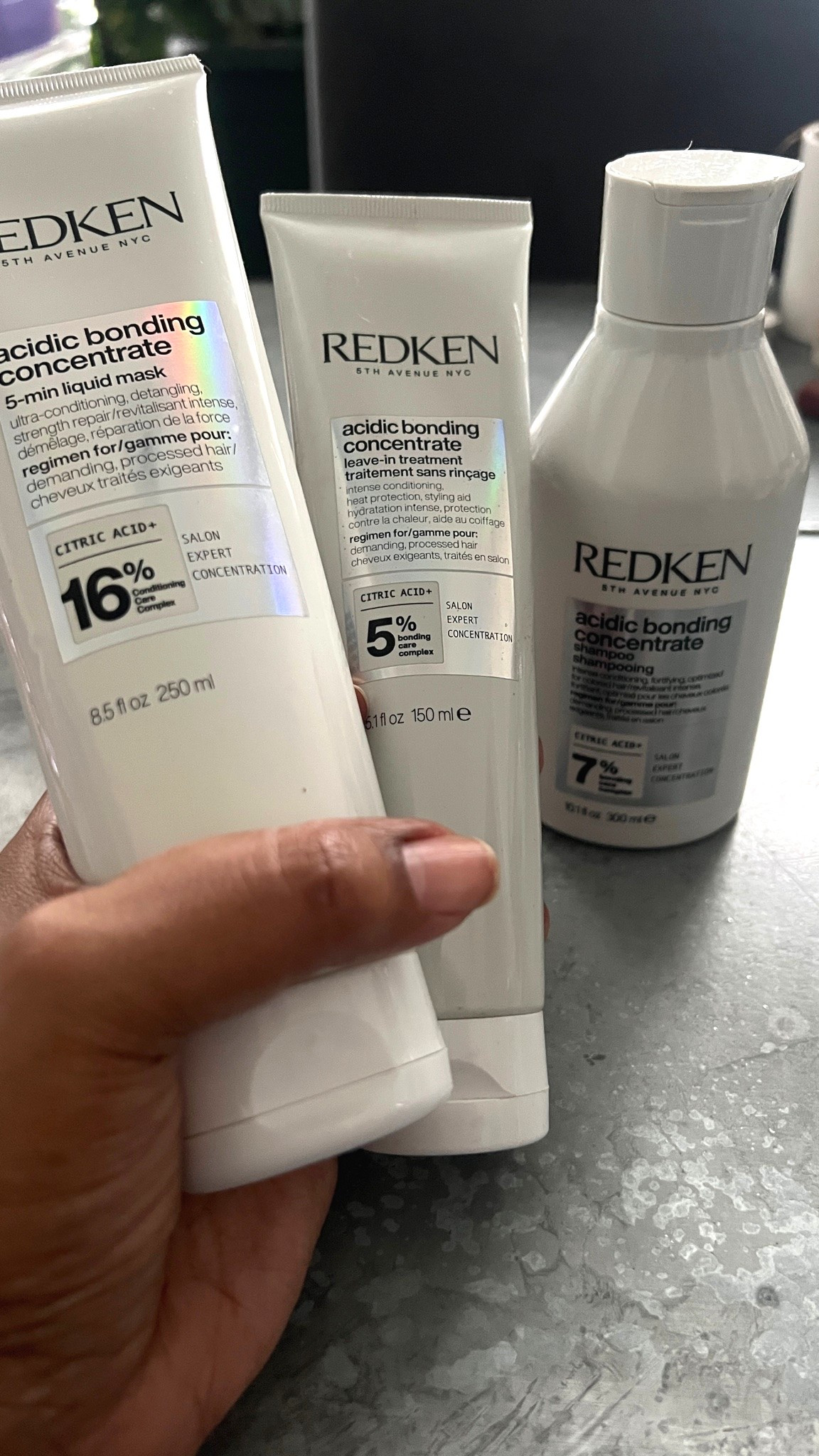 New haircare system to repair my heat damaged hair loading. Redken Acidic Bonding Concentrate system has changed the feel of my hair (it's stronger!) with just one use. I can't wait to see the results in a few weeks. Stay tuned!

#LTKBeauty #LTKOver40 #LTKSaleAlert