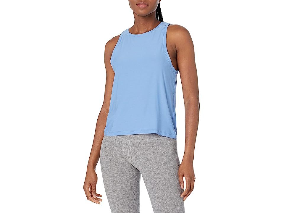 Beyond Yoga Featherweight Rebalance Tank (Flower Blue Heather) Women's Clothing | Zappos