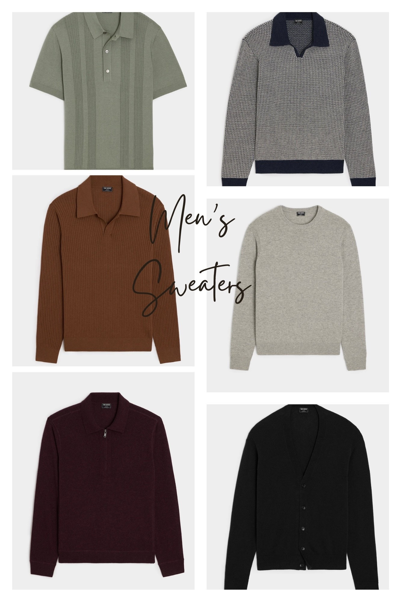 Let’s not forget about our men! Some gems from Todd Snyderij the sweater dept