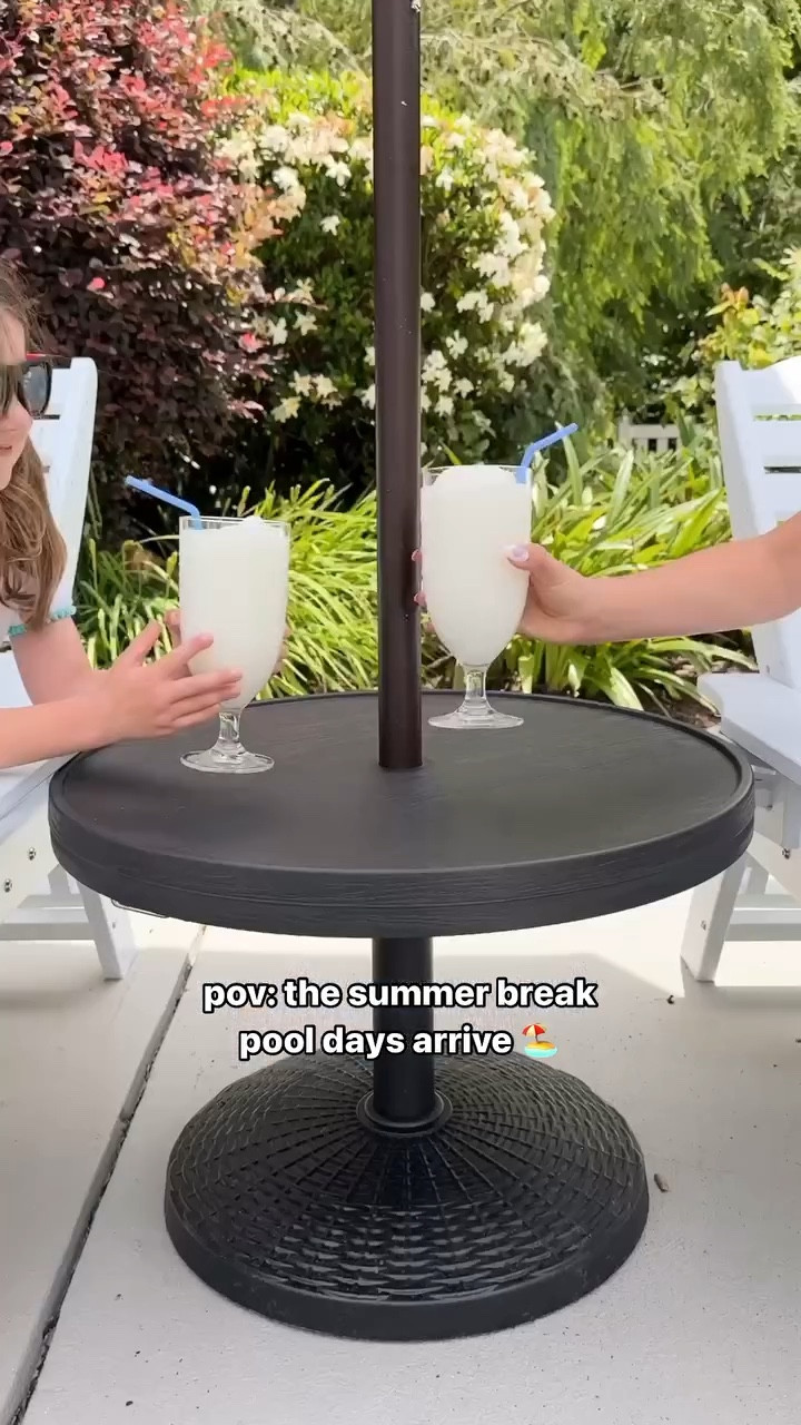 Replace summer with Spring!

 This umbrella table is gonna see alllll the poolside snacky snacks this summer!

It’s a tough job sipping virgin pina coladas all day, but these girlies are professionals. 🍹

#amazonfind #outdoorumbrella #outdoor table 

#LTKspring #LTKspringtrends