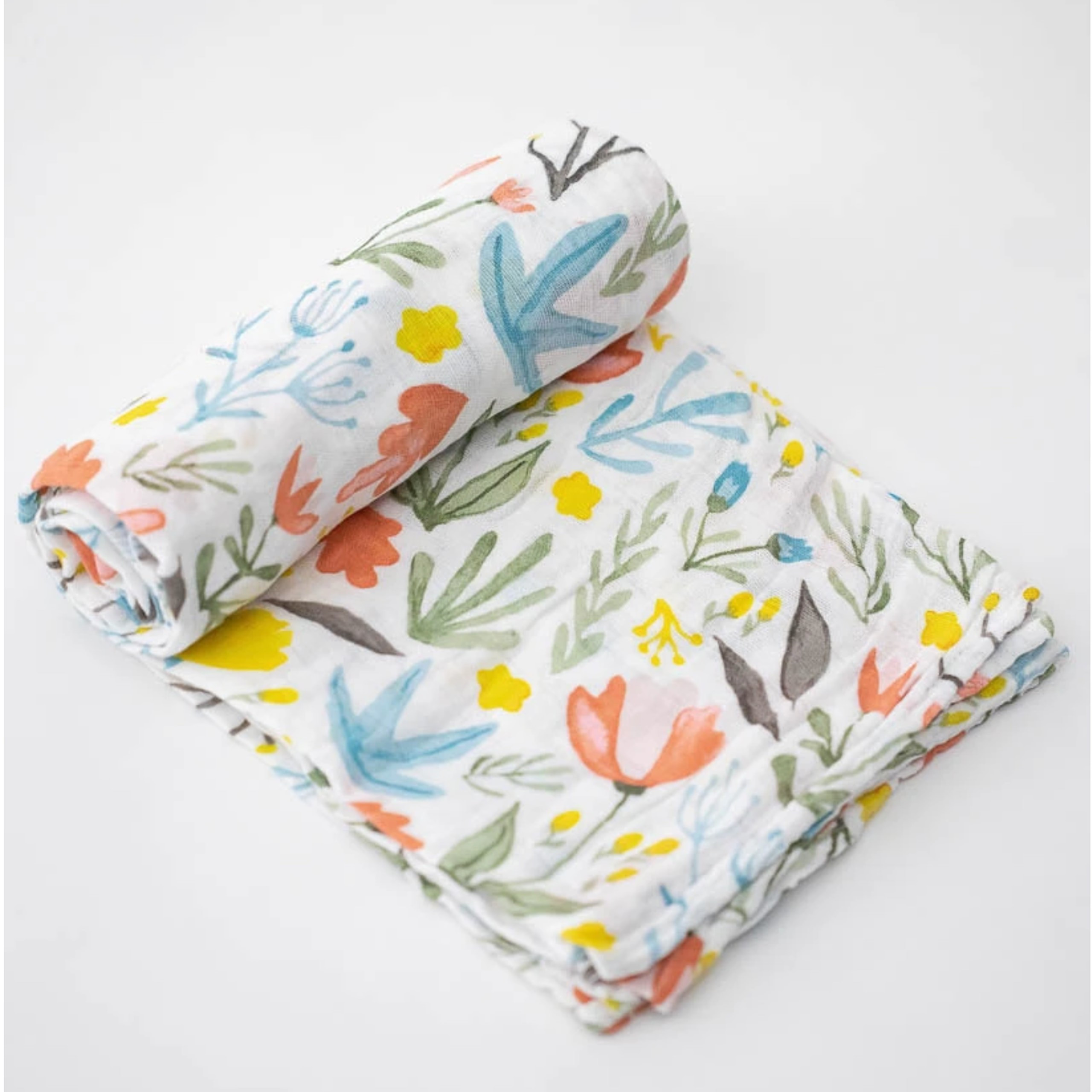 Muslin Swaddle, Meadow | SpearmintLOVE