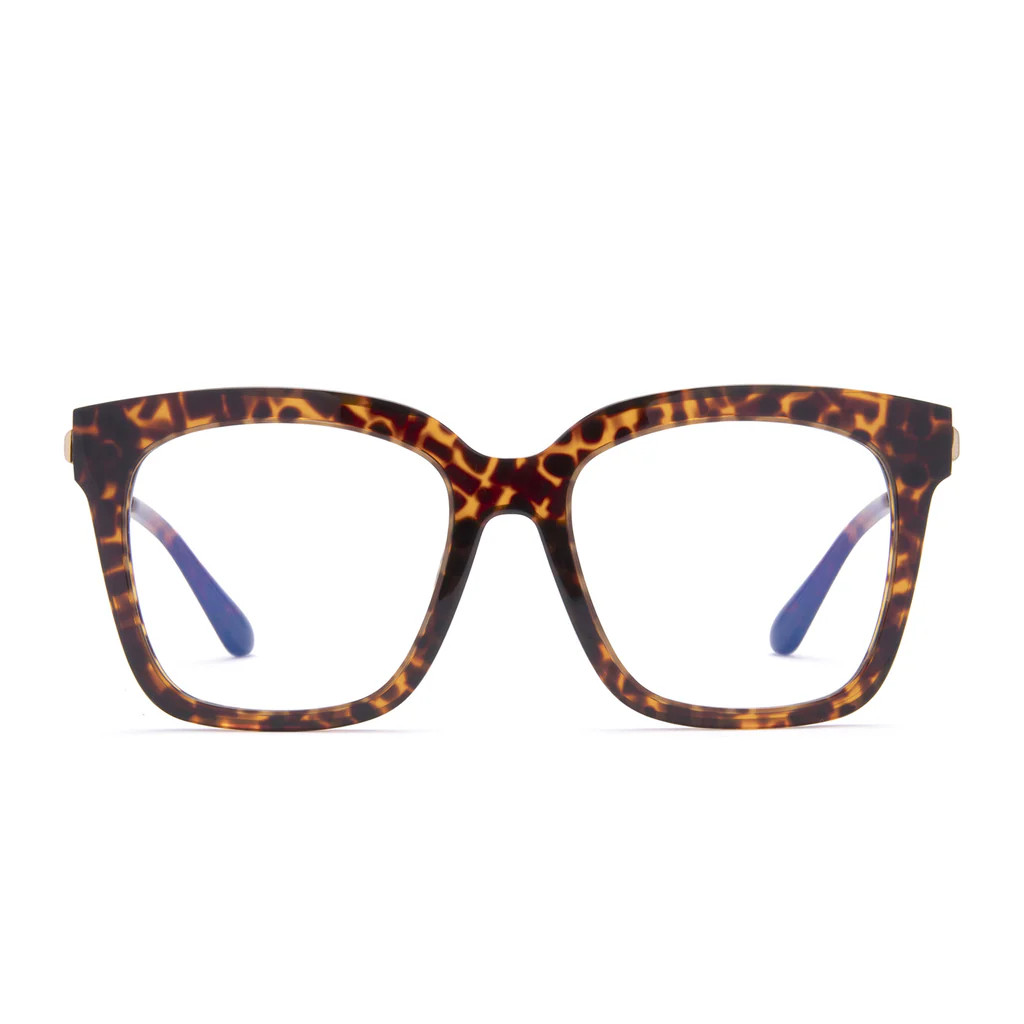 BELLA XS - WILDCAT LEOPARD + BLUE LIGHT TECHNOLOGY GLASSES | DIFF Eyewear