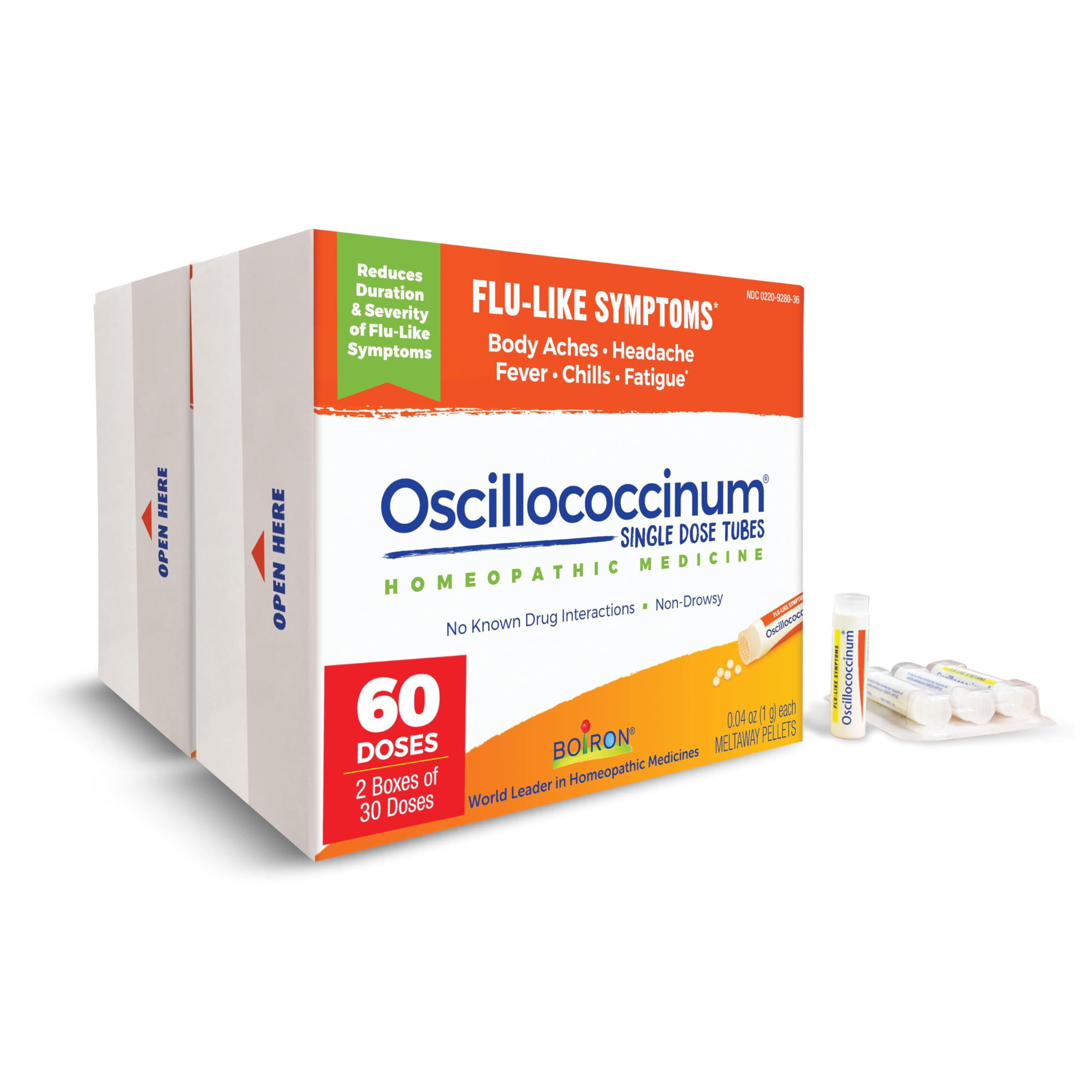 Boiron Oscillococcinum for Relief from Flu-Like Symptoms of Body Aches, Headache, Fever, Chills, ... | Amazon (US)