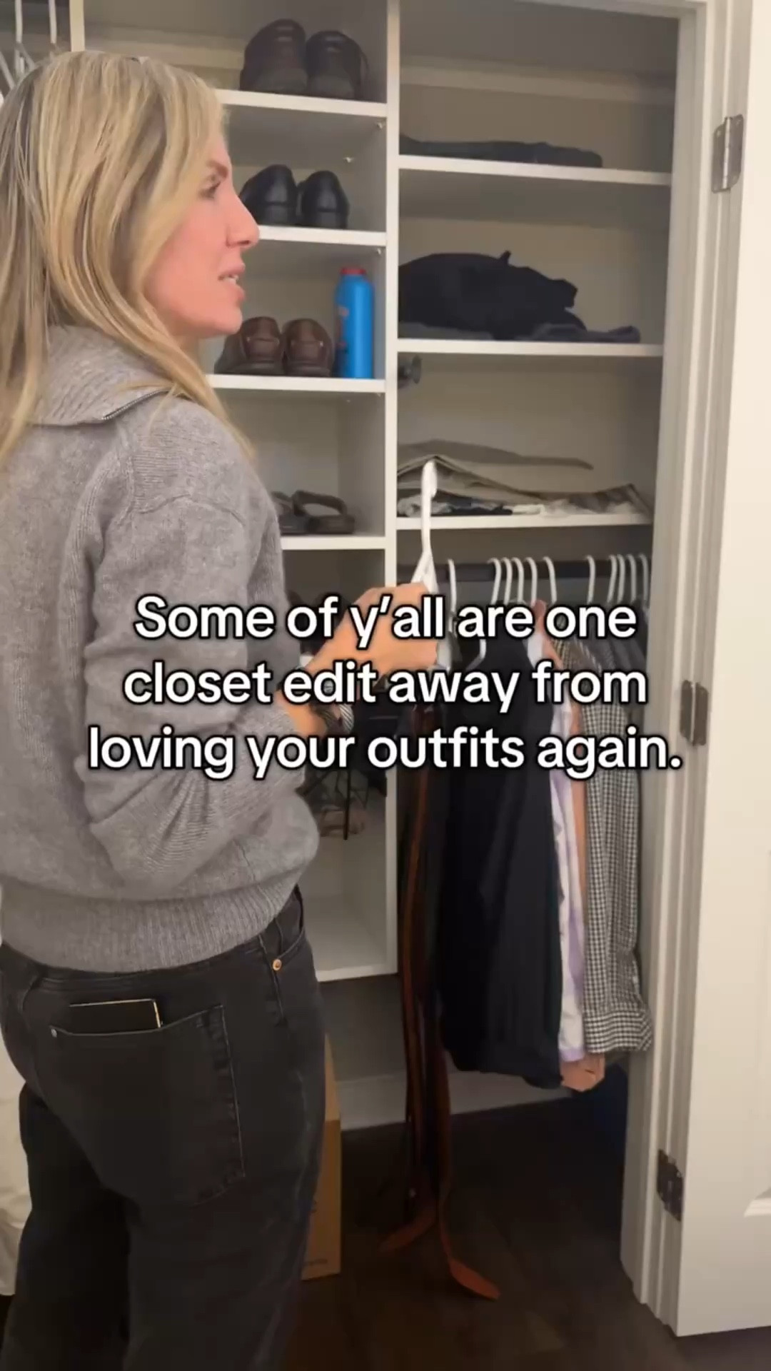 You don’t need a whole new wardrobe. You need fewer pieces that don’t work and more clarity around the ones that do. A thoughtful closet edit removes the noise — the “maybes,” the guilt pieces, the things that no longer fit your life. What’s left becomes easier to see, easier to style, and easier to enjoy. This is often the moment everything shifts for our clients: when getting dressed stops feeling heavy and starts feeling intuitive again. If your closet feels overwhelming instead of inspiring, this is exactly where we start.