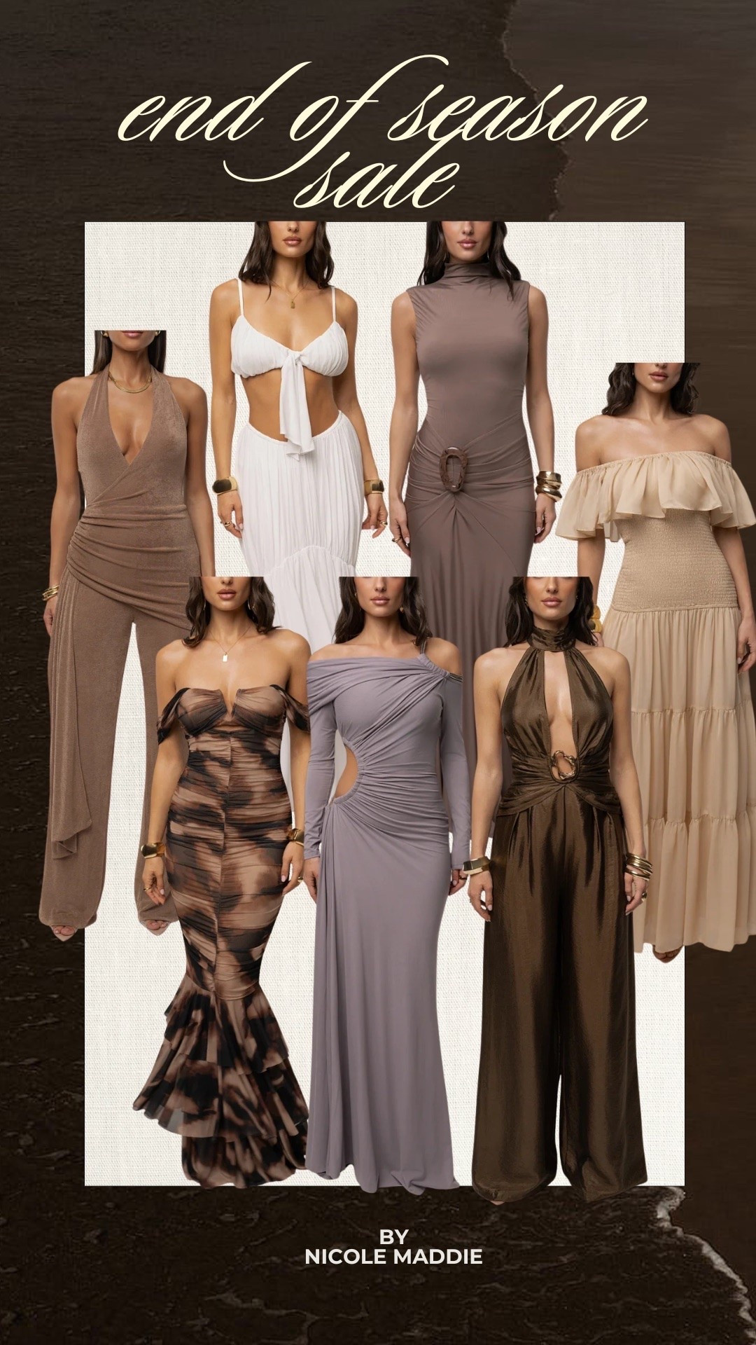 End of season sale from Jluxlabel all the rich chocolate browns, wedding guest dress, special occasions, party, maxi dress, fall wedding

#LTKootd #LTKWedding #LTKMidsize