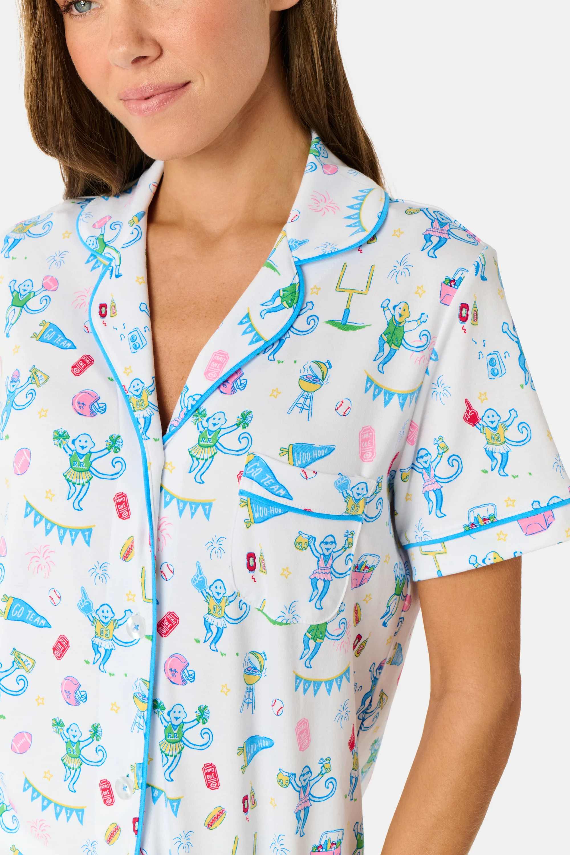 Game Day Polo Pajamas | Roller Rabbit