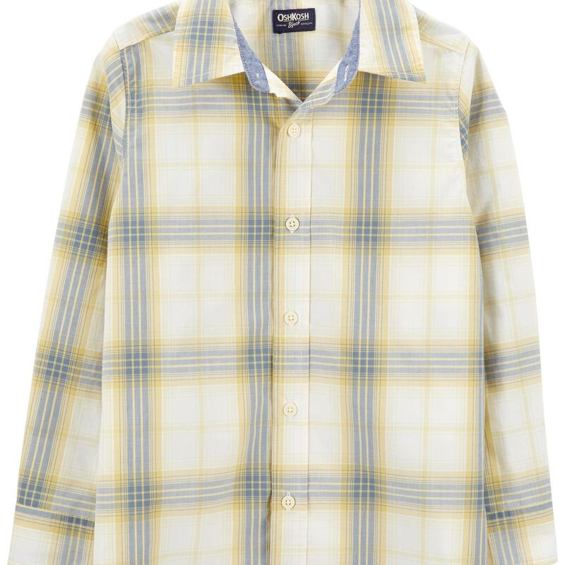 Kid Plaid Button-Front Shirt | Carter's