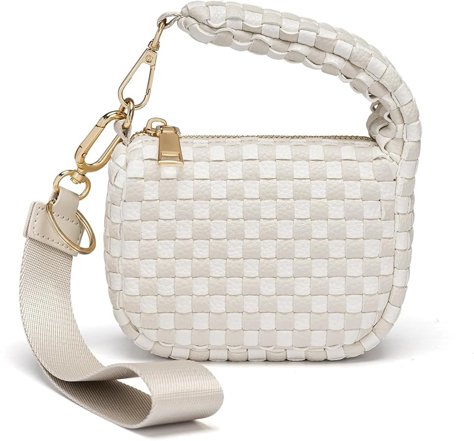 Mini Quilted Wristlet Bag for Women, Puffer Handbags,Evening Bags,Charm Lipstick Bag,Cute bag Cha... | Amazon (US)