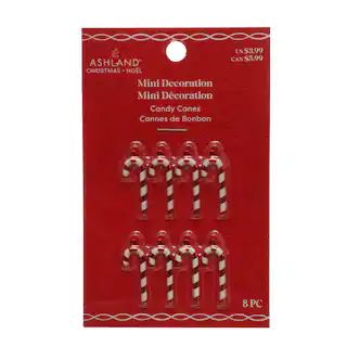 Miniature Candy Cane Christmas Village Décor by Ashland®, 8ct. | Michaels | Michaels Stores
