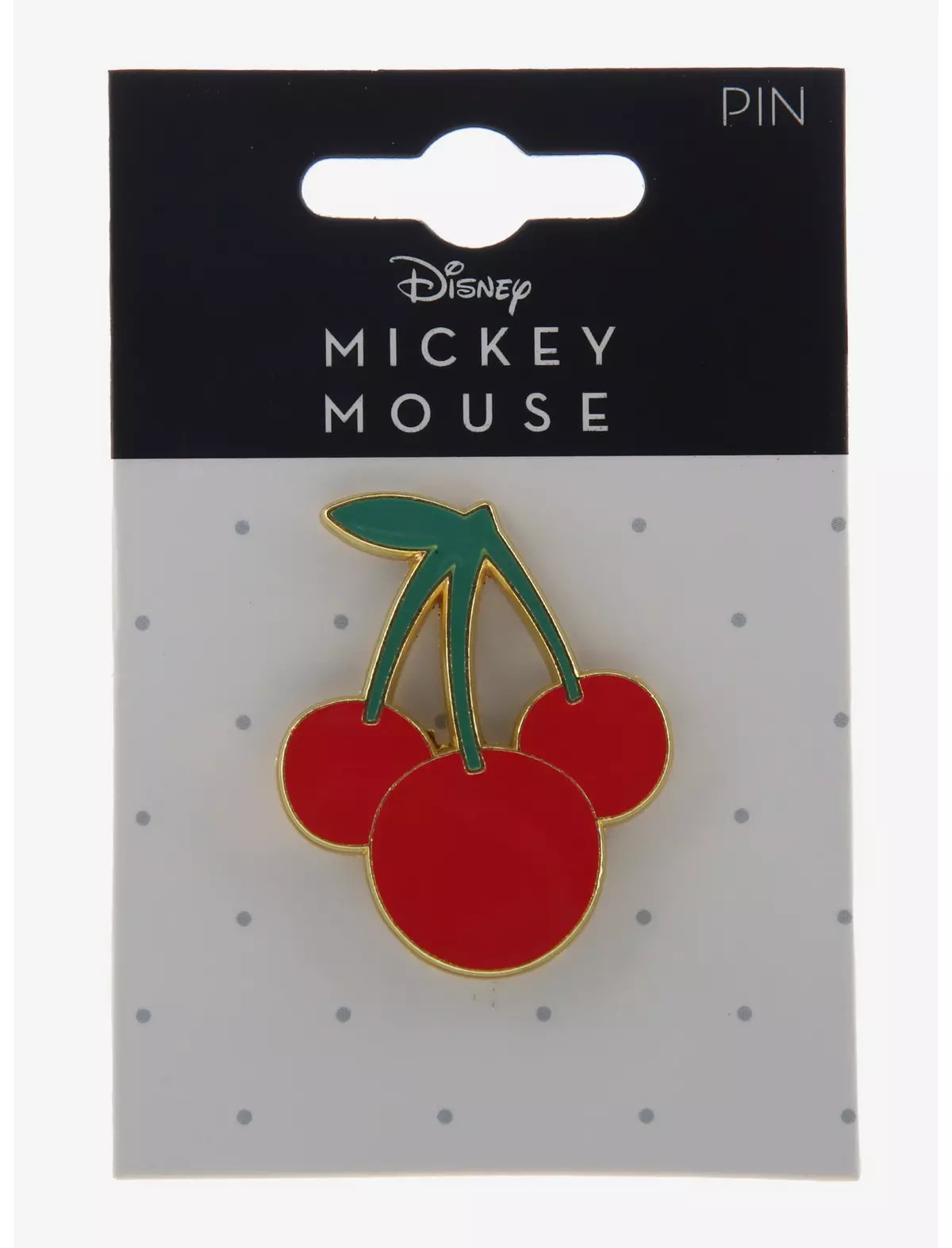 Disney Mickey Mouse Cherry Enamel Pin | Hot Topic