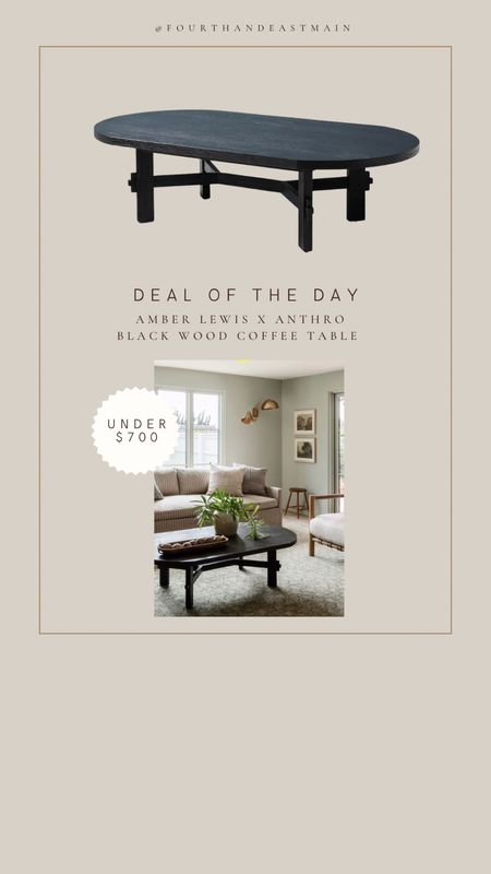 deal of the day // amber lewis solid wood oval coffee table under $700

amber lewis anthropologie 
amber lewis dupe 
oval table
oval coffee table 

#LTKhome