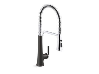 Tone® Semi-professional pull-down kitchen sink faucet with three-function sprayhead | Kohler