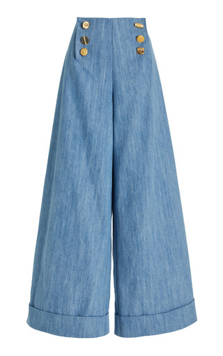 Exclusive Bijou Denim High-Waist Wide-Leg Pants | Moda Operandi (Global)
