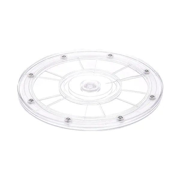 Rotating Swivel Stand with Steel Ball Lazy Susan Base Turntable Clear | Bed Bath & Beyond