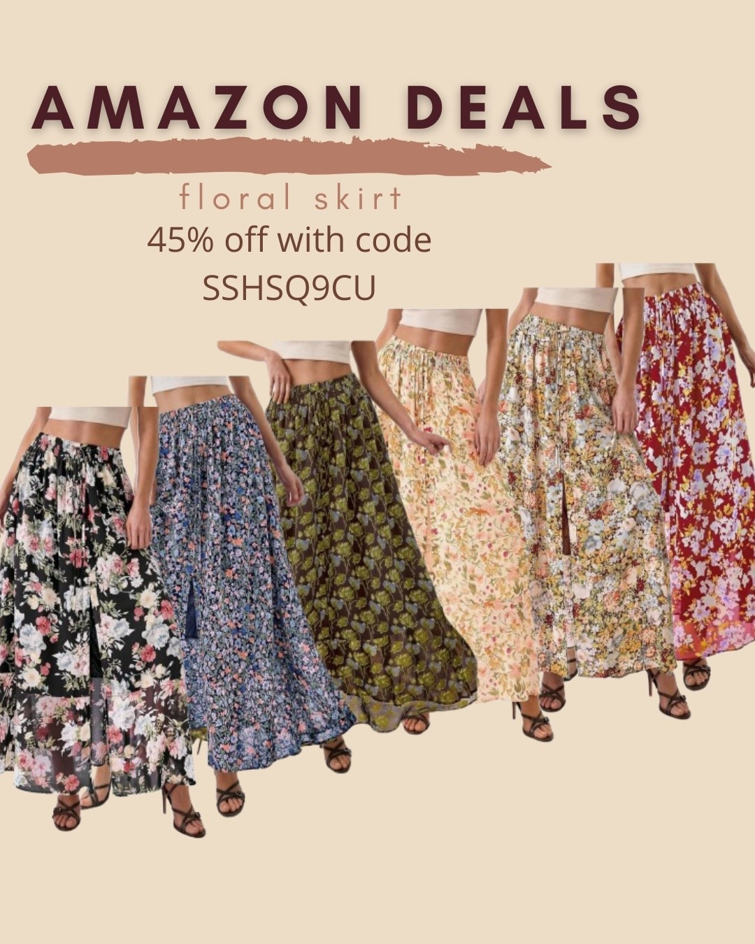 $16 ends 5:13

Amazon fashion
Amazon deals
Maxi skirt 
Floral skirt

#LTKSaleAlert