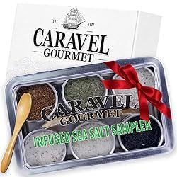 Infused Sea Salt Sampler Set, Zero Calories Salt with Low Sodium, Gourmet Cooking Gifts and Spice... | Amazon (US)