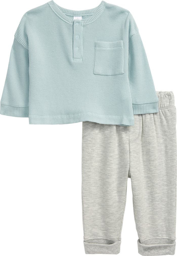 Waffle Henley & Pants Set | Nordstromrack | Nordstrom Rack