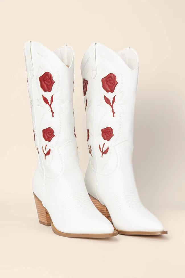 Arden Rose Western Boots SALE | Pink Lily