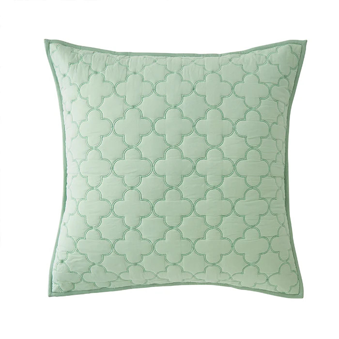 Clover Sham in Garden Green | Caitlin Wilson Design