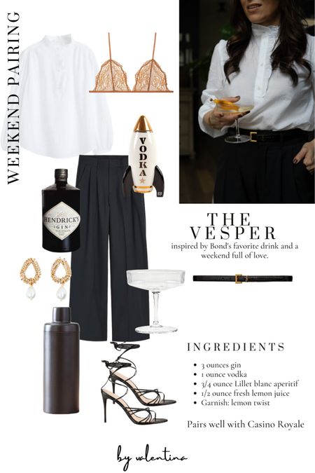 Here’s to a weekend of romance, James Bond and a classic Vesper Martini.

#LTKstyletip #LTKFind #LTKhome
