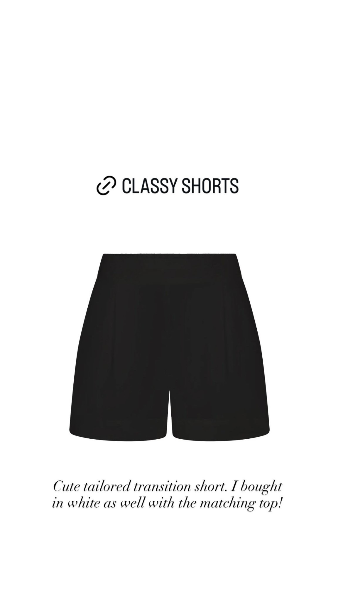 Cute tailored transition short. I bought in white as well with the matching top!

#LTKTravel #LTKSeasonal #LTKstorytime