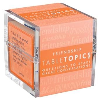 TableTopics Friendship - 135 Conversation Starter Questions and Quotes for Friends, Fun Conversat... | Amazon (US)