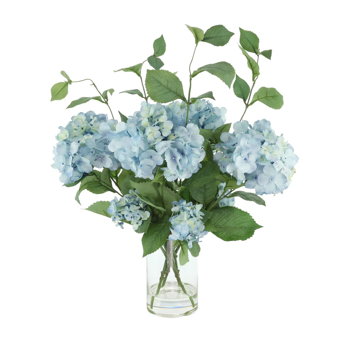 Hydrangea Arrangement in Vase | Wayfair North America