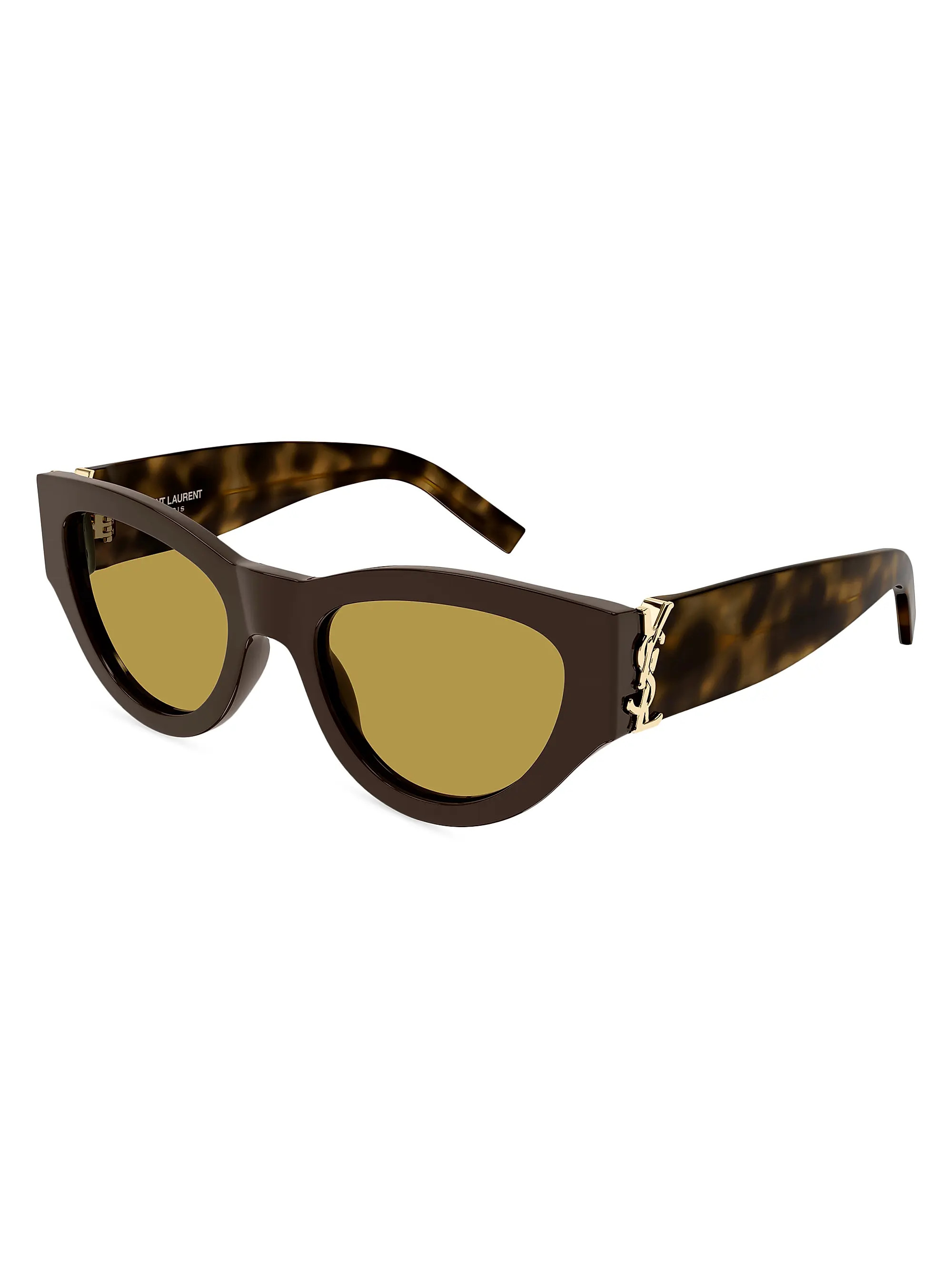 Saint Laurent Color Animation 53MM Cat-Eye Sunglasses | Saks Fifth Avenue | Saks Fifth Avenue