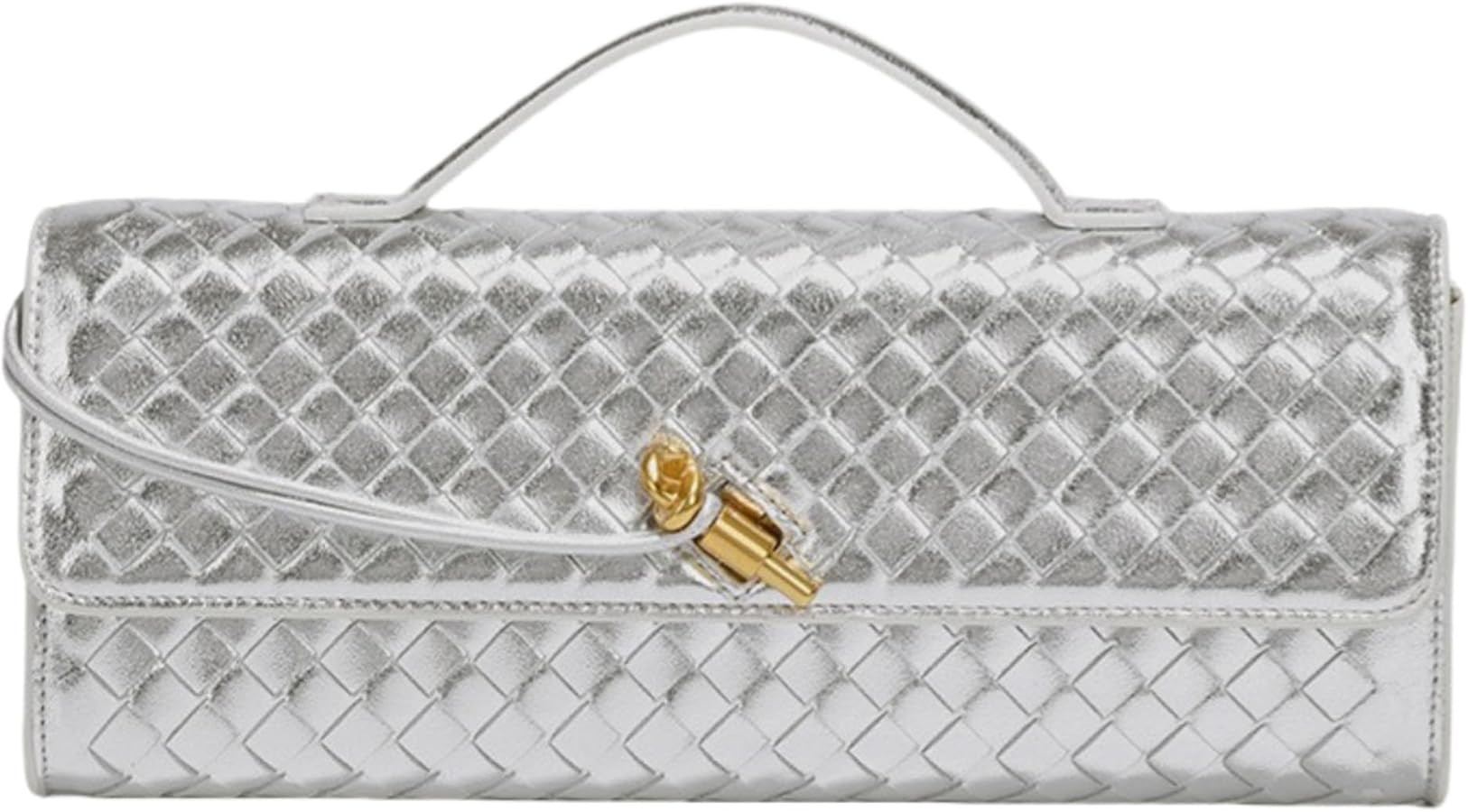 NEWBELLA Handwoven Women's Clutch Purse, Crossbody Bag with Adjustable Strap for Evening & Casual... | Amazon (US)