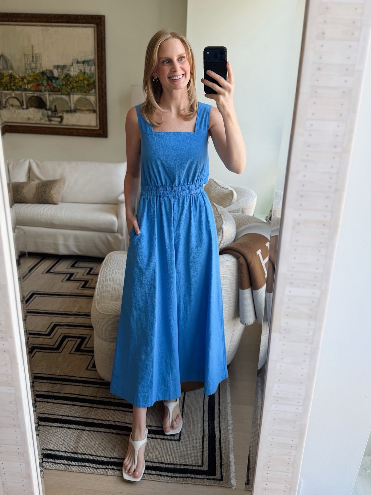 Today’s look! Wearing the 4 in this jumpsuit. So comfy!

#LTKootd
