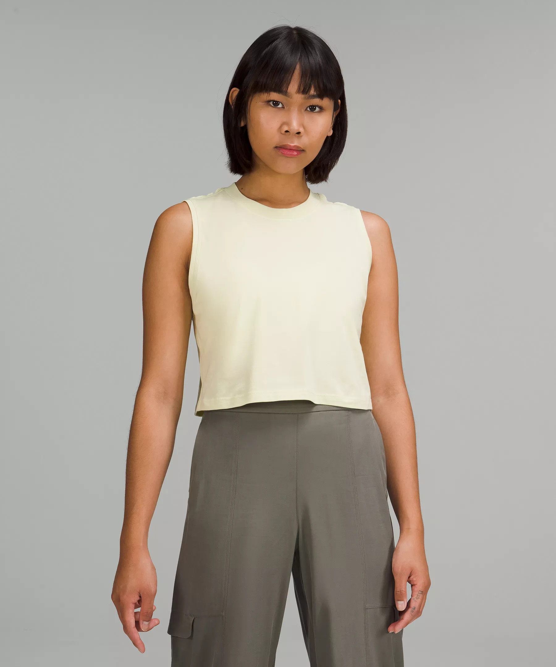 All Yours Cropped Cotton Tank Top | Lululemon (US)