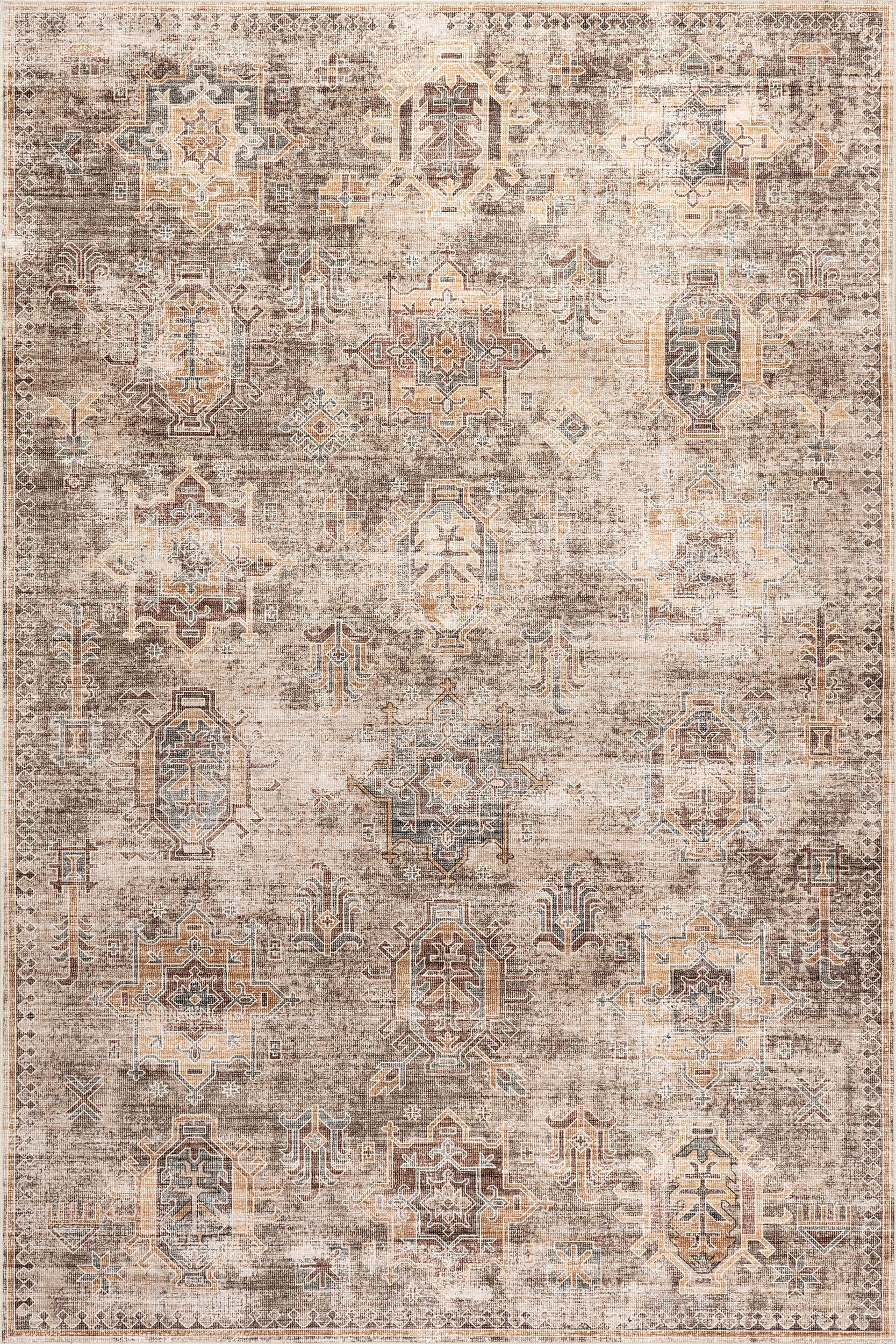 Araya Spill Proof Washable Rug | Sage Green | Rugs USA