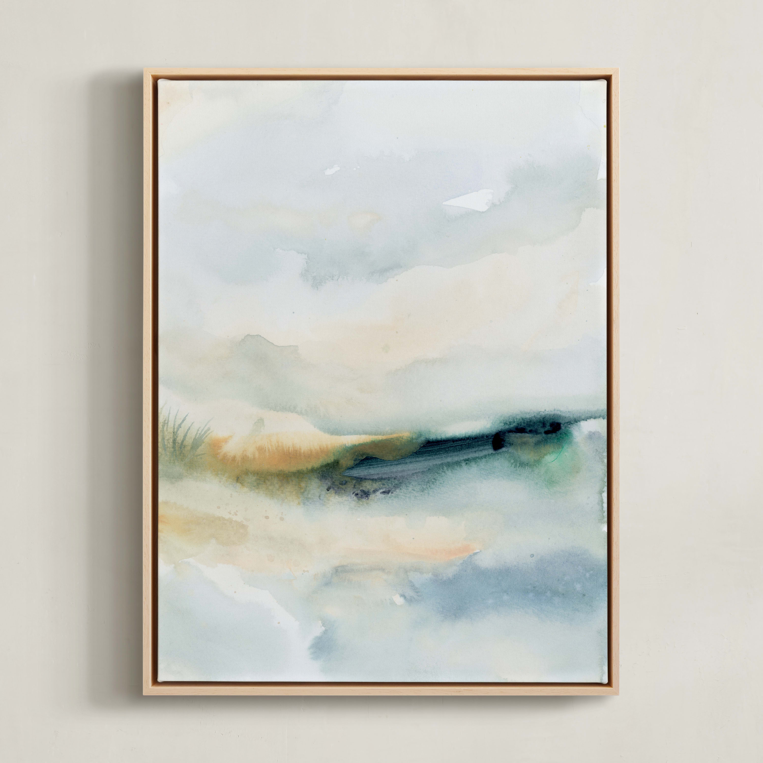 "Sea Mood II" - Painting Limited Edition Art Print by Lindsay Megahed. | Minted