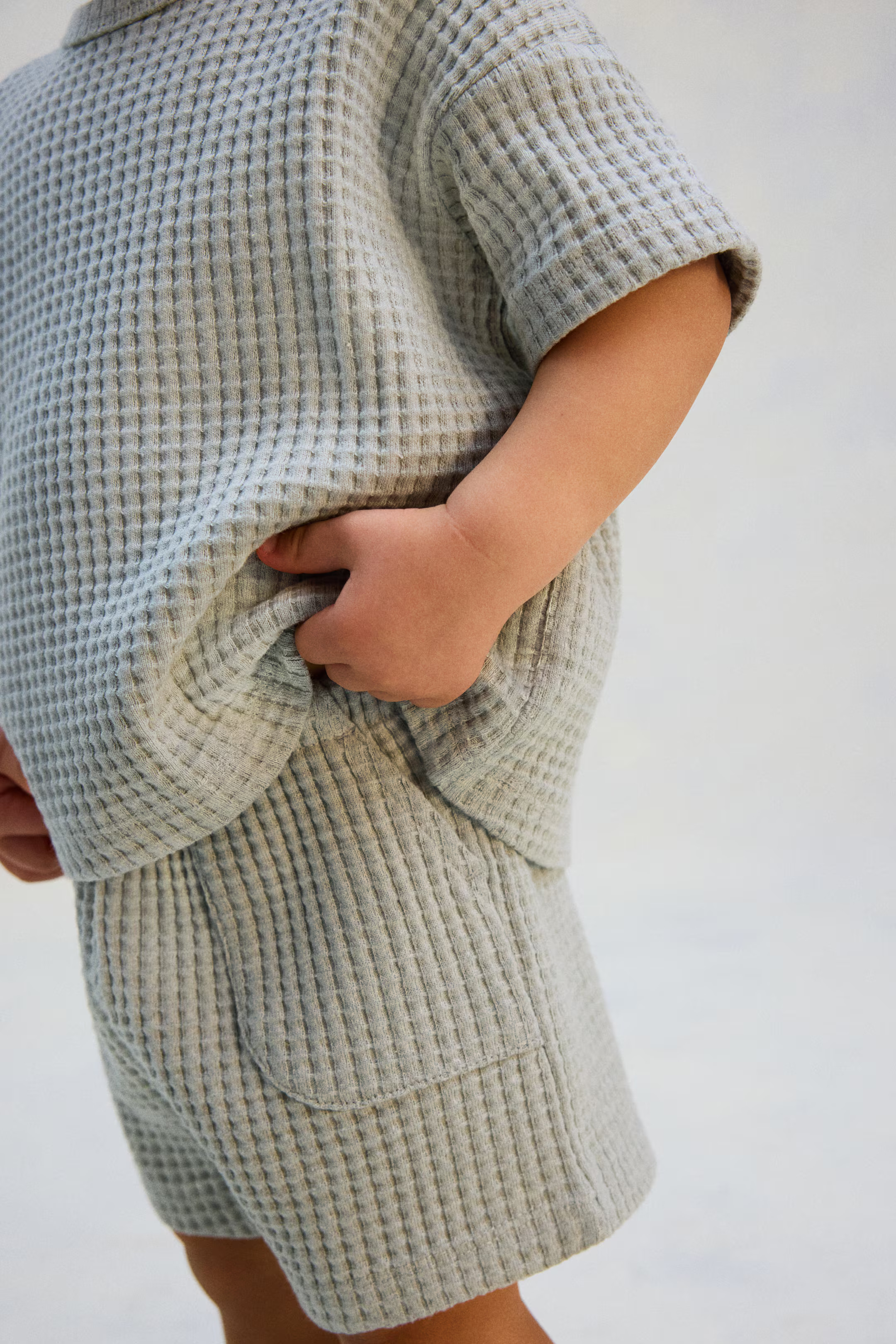 2-piece waffled cotton set | H&M (UK, MY, IN, SG, PH, TW, HK)