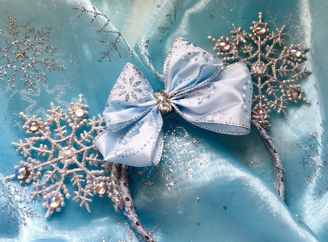Snowflake Mouse Ears Ice Mouse Ears Mouse Ears Ice Blue - Etsy | Etsy (US)
