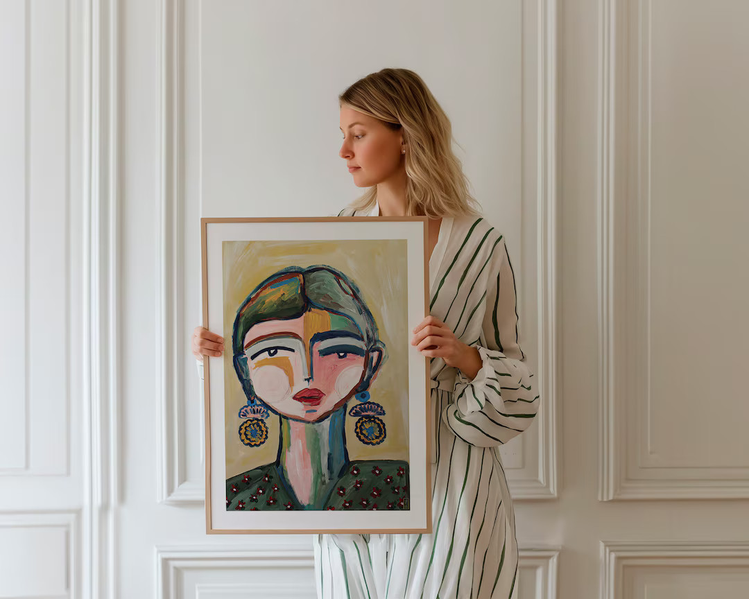 LUELLA Giclée Fine Art Print, Portrait Art, Wall Decor, Art Print, Portrait Painting, Wall Art, ... | Etsy (US)