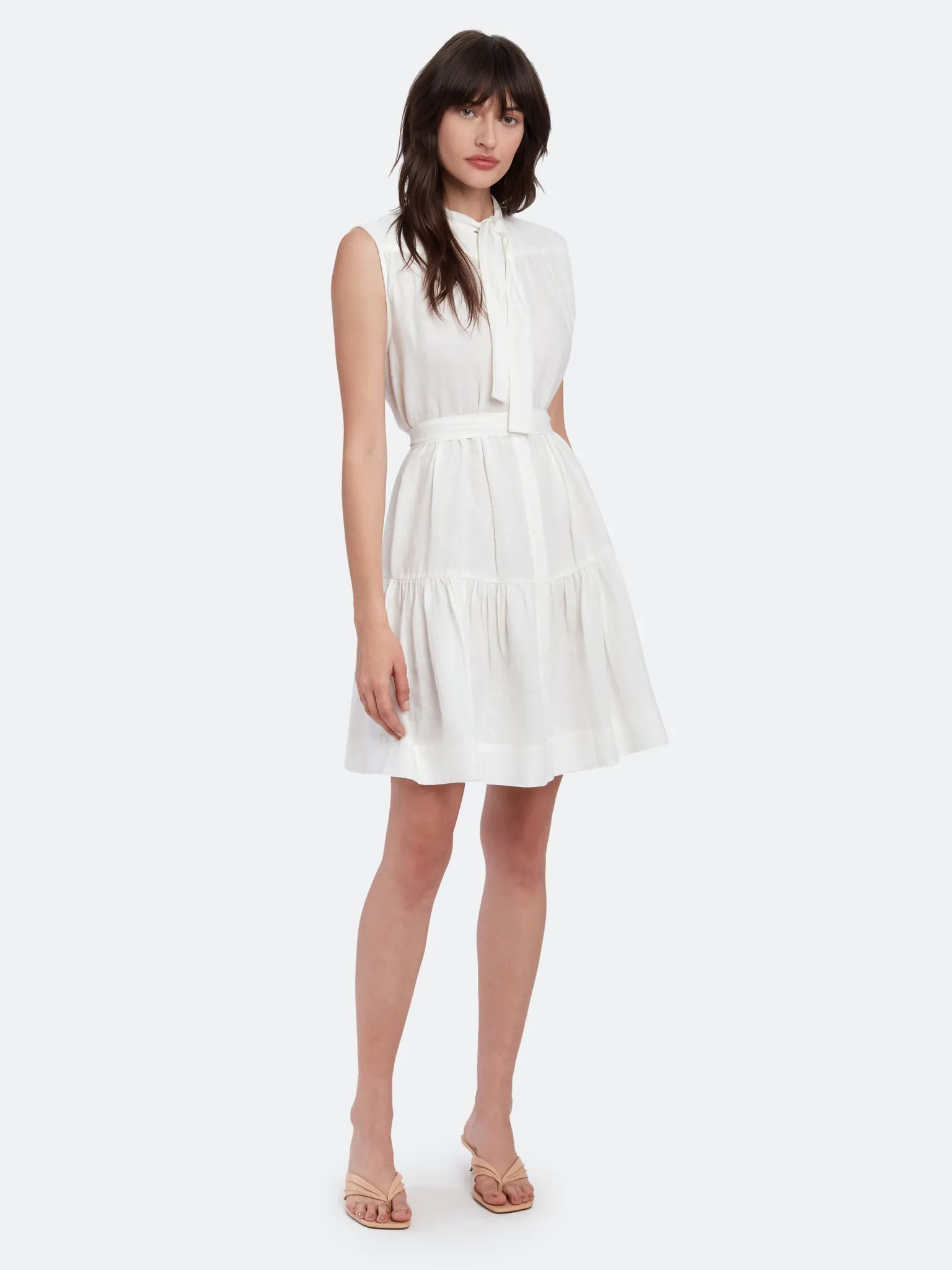 Nora Sleeveless Linen Dress | Verishop