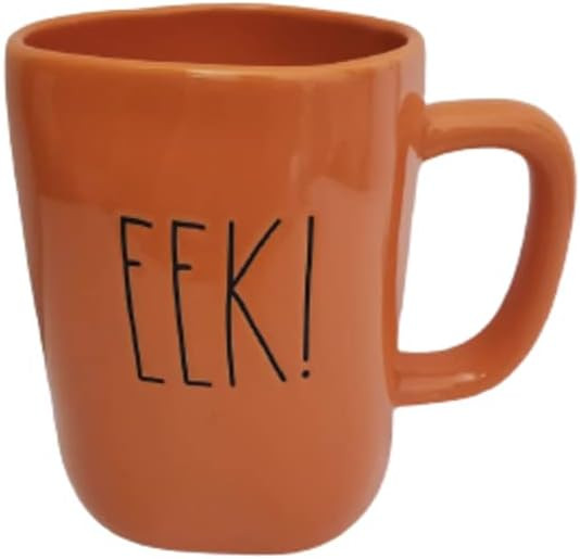 Rae Dunn Artisan Collection by Magenta EEK Solid Orange Halloween Coffee Tea Mug LL | Amazon (US)