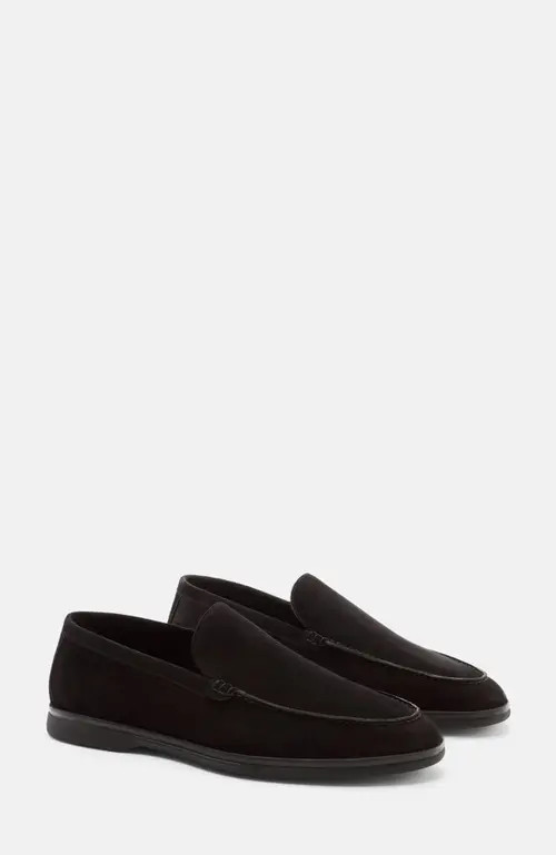 SCAROSSO Ludovico Loafers in Black - Suede at Nordstrom, Size 40 | Nordstrom