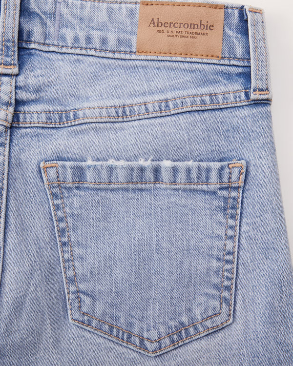 girls high rise wide leg jeans | girls bottoms | Abercrombie.com | Abercrombie & Fitch (US)