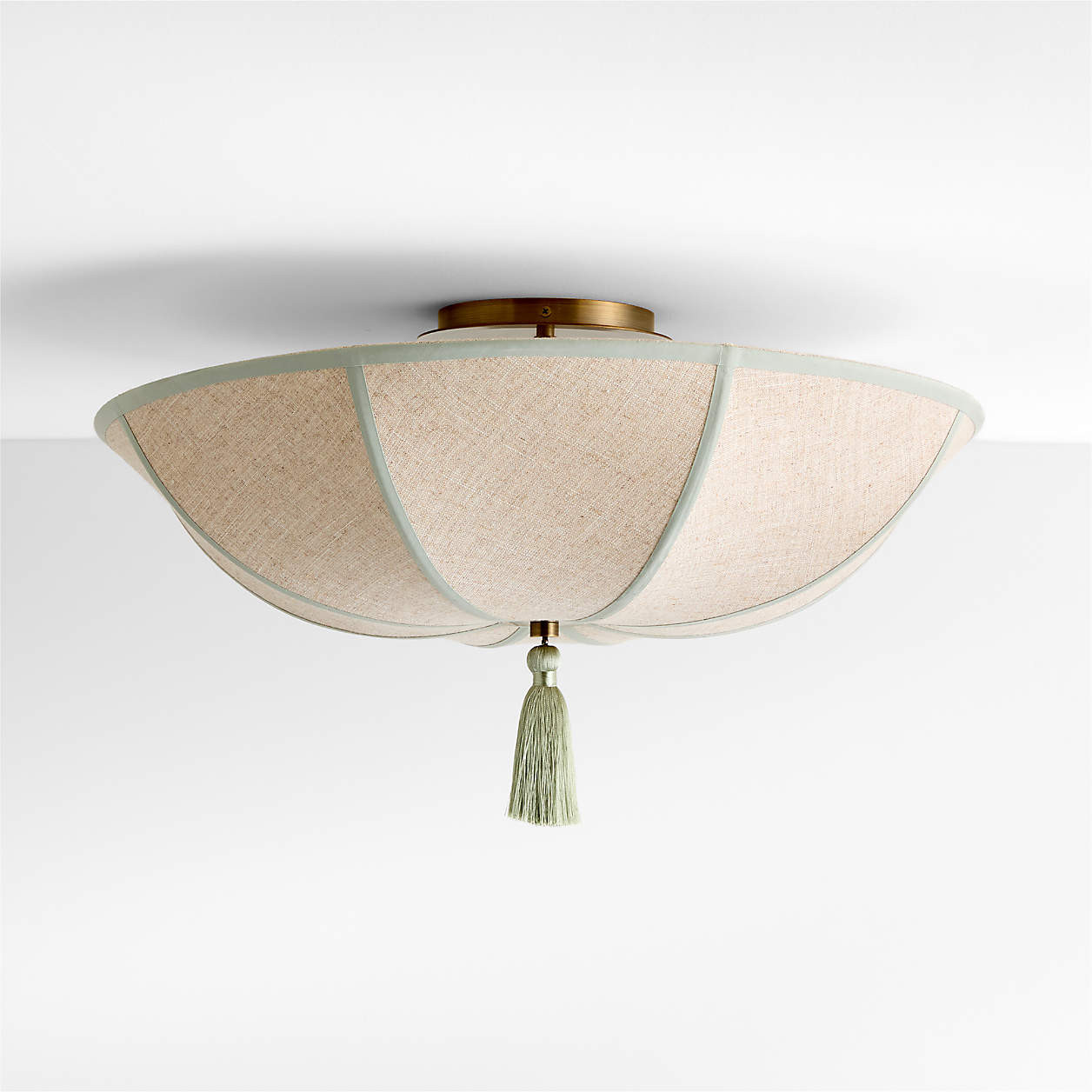 Bates 24" Semi Flush Ceiling Light by Jake Arnold + Reviews | Crate & Kids | Crate & Barrel