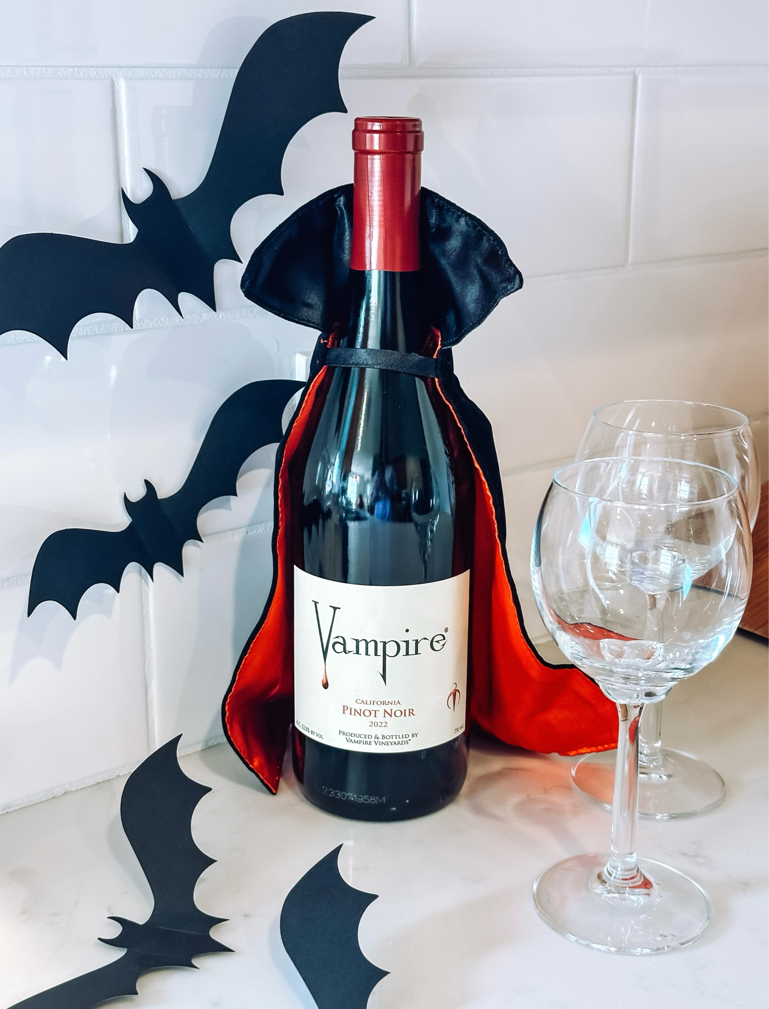 The perfect wine for spooky season!!! And looks great on a spooky bar set up for Halloween 🧛‍♂️

#LTKSeasonal #LTKHome
